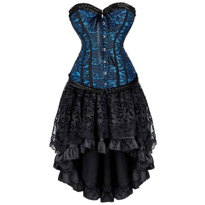 Funki Findz | Dresses | Women's Victorian Gothic Corset Skirt Set
