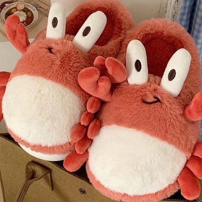 Funki Findz | Shoes | Women's Cute Crab Winter Soft Slippers
