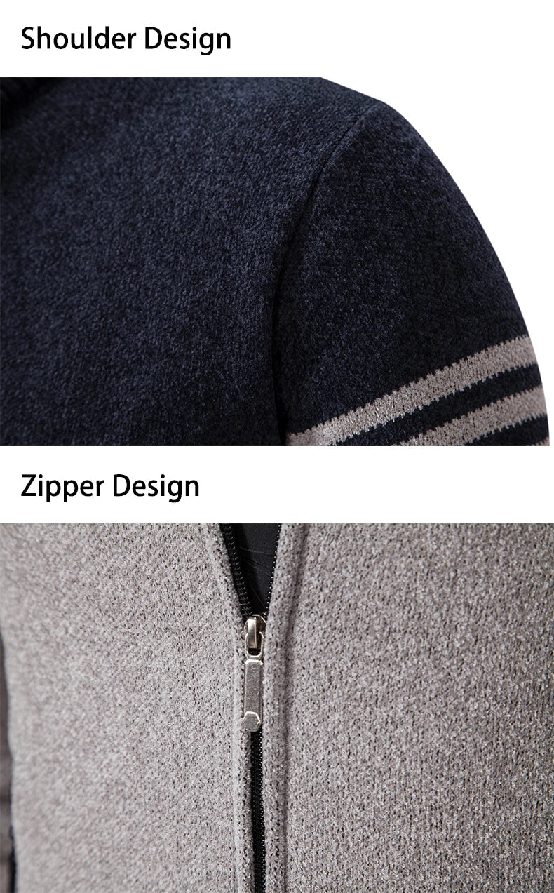 Funki Findz | Sweaters | Men's Slim Mock Neck Zip Up Cardigans