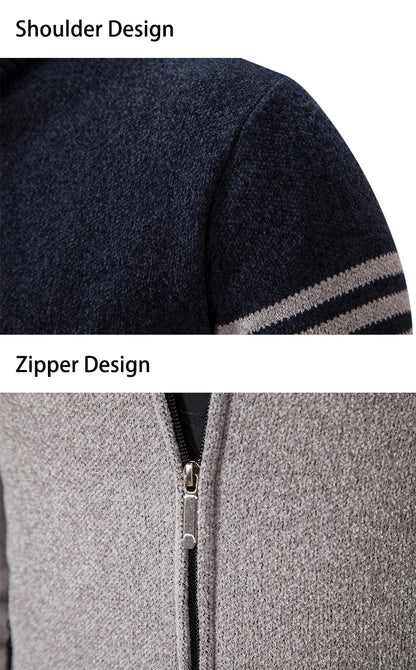 Funki Findz | Sweaters | Men's Slim Mock Neck Zip Up Cardigans