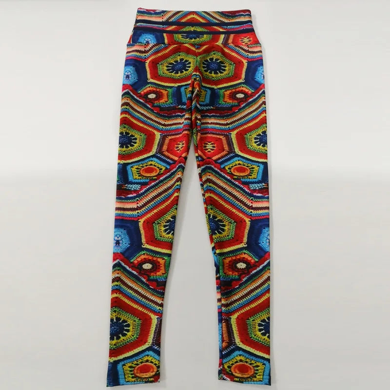 Funki Findz | Pants | Women High Waist Yoga Printed Leggings