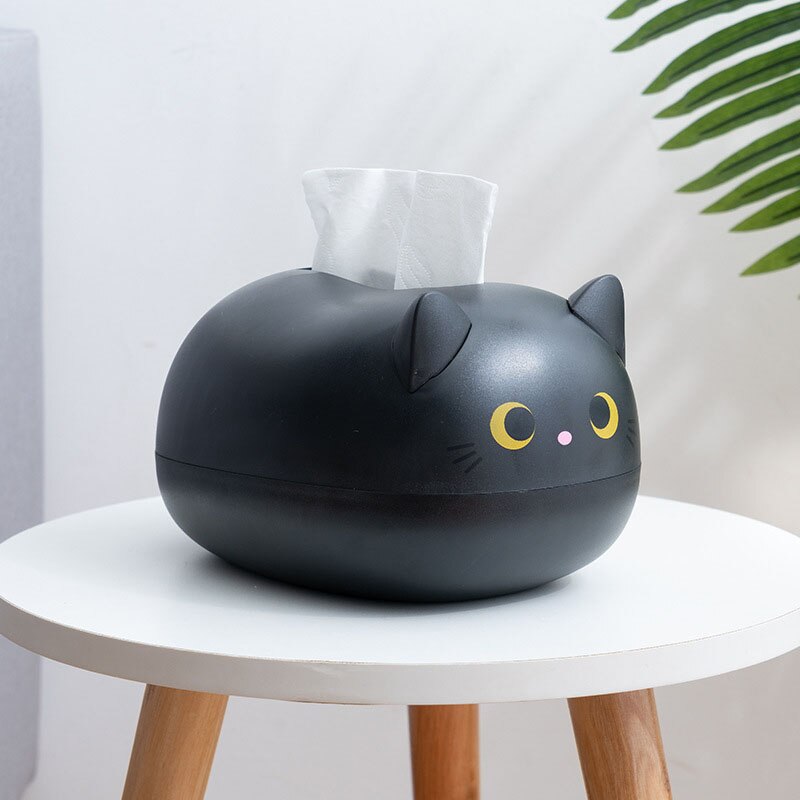 Funki Findz | Tissue Box Cover | Cute Cat Tissue Napkin Cover