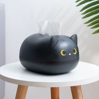 Funki Findz | Tissue Box Cover | Cute Cat Tissue Napkin Cover