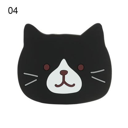 Funki Findz | Coasters | Cute Cartoon Cat Face Cup Mats 6 Pcs