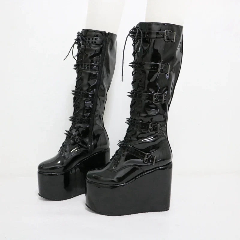 Funki Findz | Boots | Women's Super High Custom Platform Boot