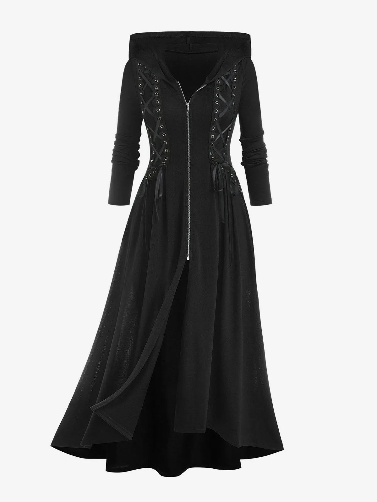 Funki Findz | Dresses | Women's Long Hooded Gothic Dress