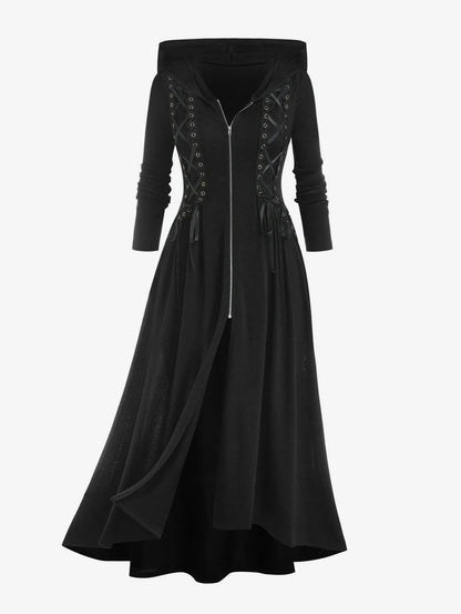 Funki Findz | Dresses | Women's Long Hooded Gothic Dress