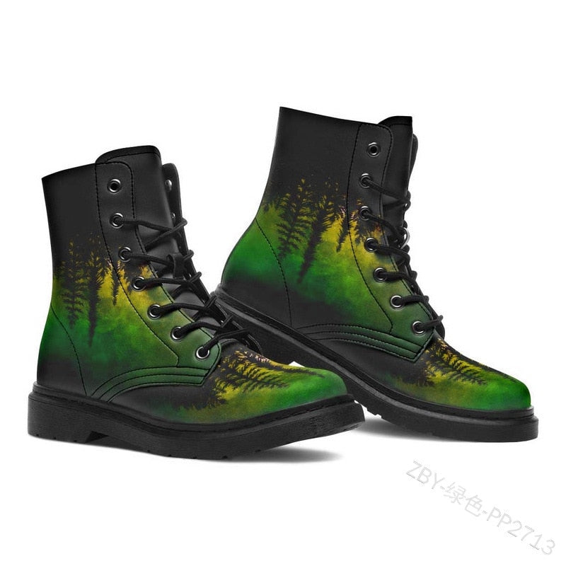 Funki Findz | Boots | Women's British Style Lace up Ankle Boots