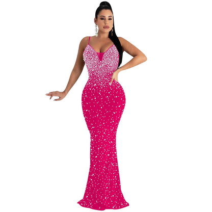 Funki Findz | Dresses | Women's Beaded Pearl Bodycon Dress