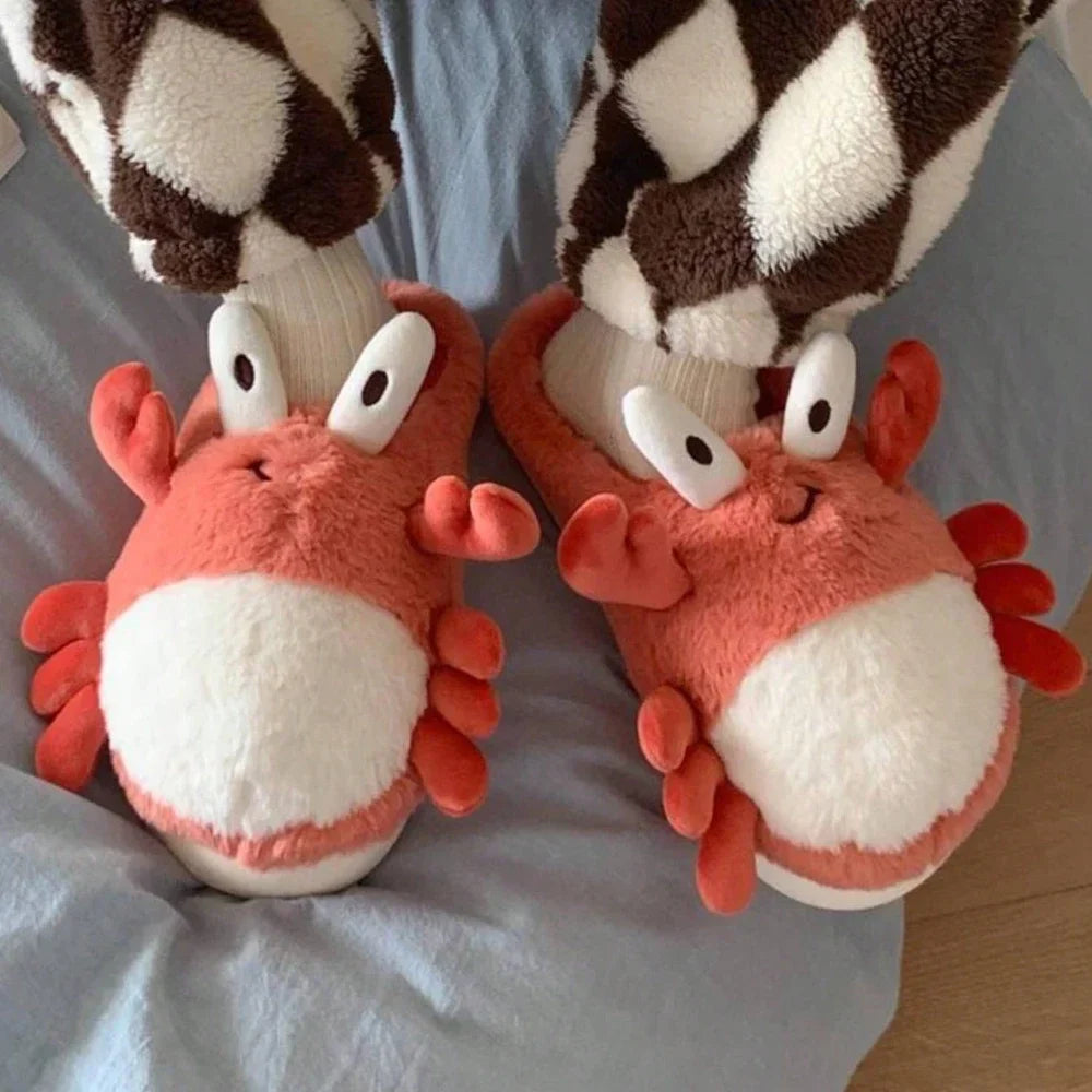 Funki Findz | Shoes | Women's Cute Crab Winter Soft Slippers