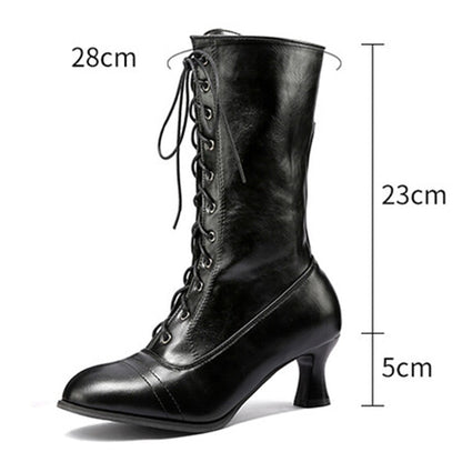 Funki Findz | Boots | Women's Victorian Style Lace Up Boots