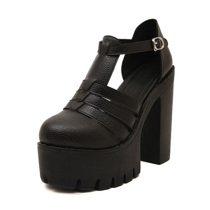 Funki Findz | Shoes | Women's Gothic Punk High Chunky Sandal