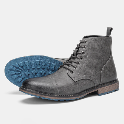 Funki Findz | Boots | Men's Faux Leather Smart Dress Boots