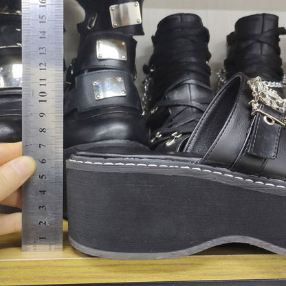 Funki Findz | Shoes | Women's Gothic Platform Wedge Sandals
