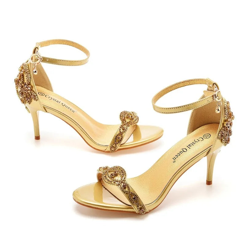 Funki Findz | Shoes | Women's Sweet Low Heel Beaded Sandals