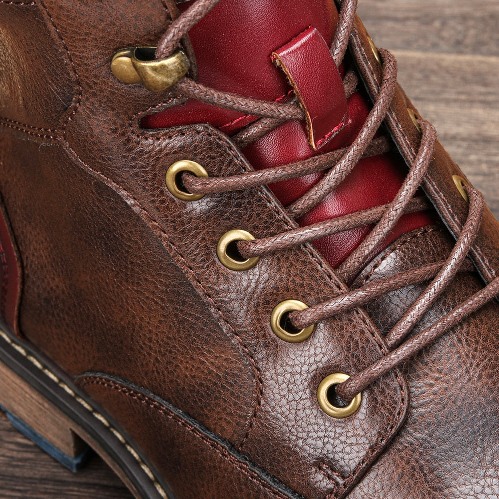 Funki Findz | Boots | Men's Leather Dress Boot | Retro Ankle Boot