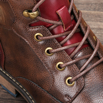 Funki Findz | Boots | Men's Leather Dress Boot | Retro Ankle Boot