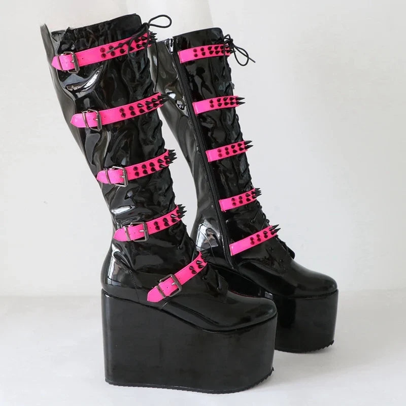 Funki Findz | Boots | Women's Super High Custom Platform Boot