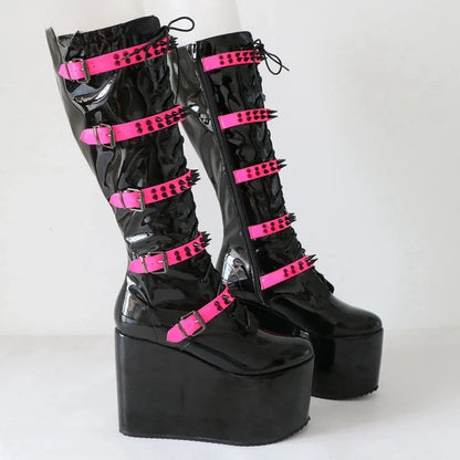 Funki Findz | Boots | Women's Super High Custom Platform Boot