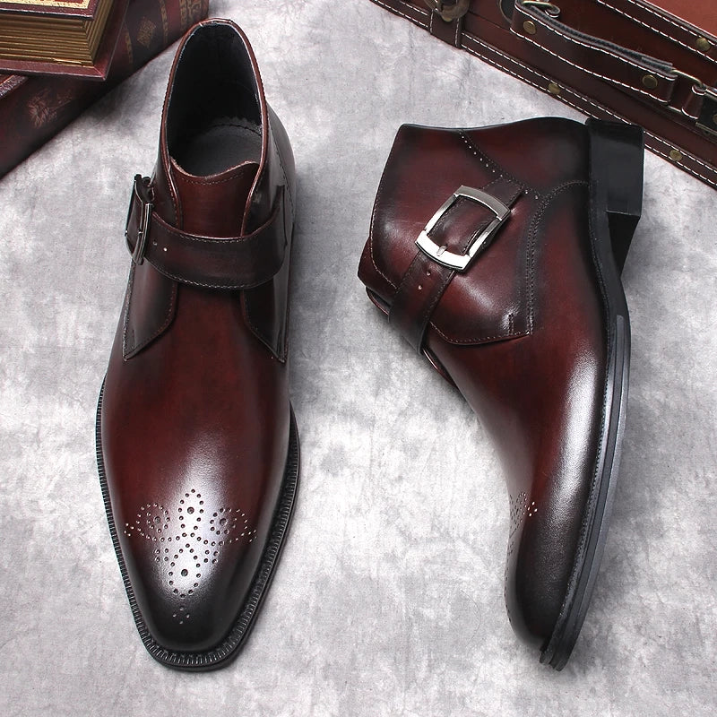 Funki Findz | Boots | Men's Luxury Genuine Leather Ankle Boots