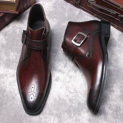 Funki Findz | Boots | Men's Luxury Genuine Leather Ankle Boots
