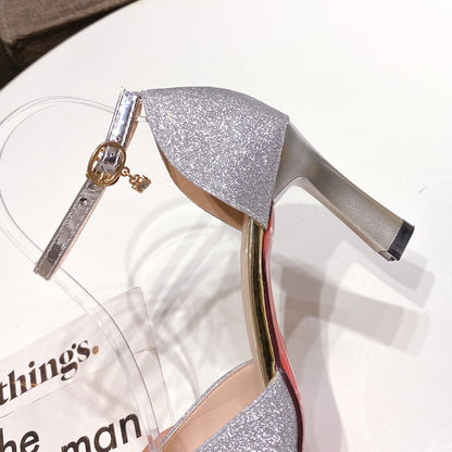 Funki Findz | Shoes | Women's Sparkly Gold Silver Bridal Heels