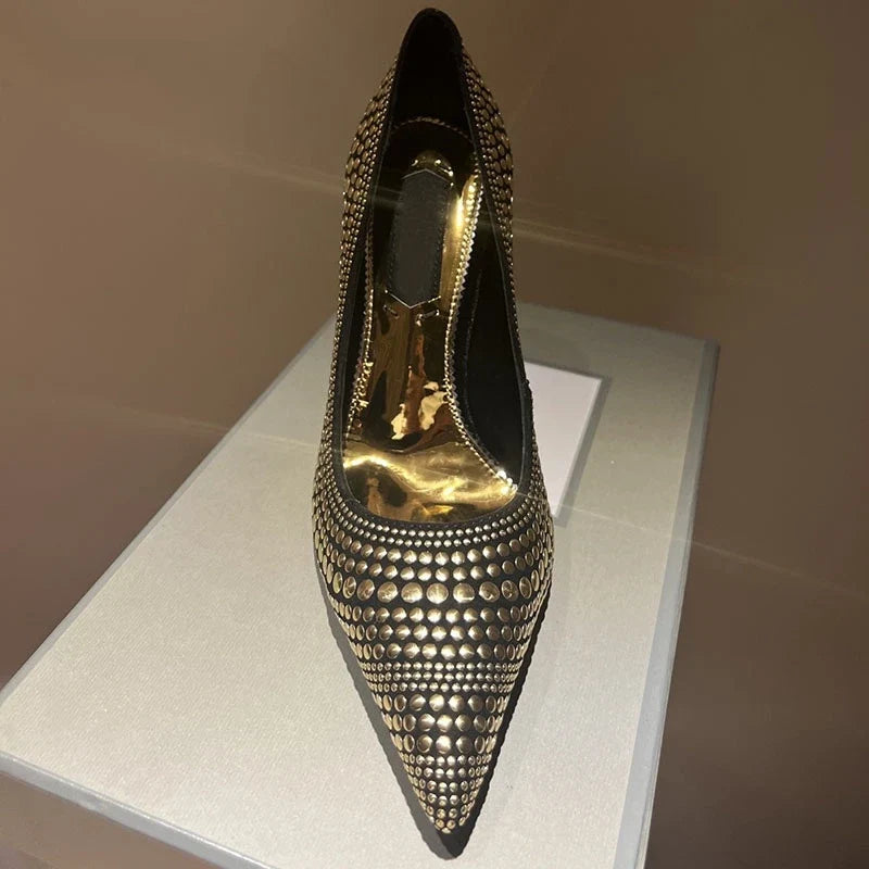Funki Findz | Shoes | Women's Luxury Metallic Designer Slip-Ons