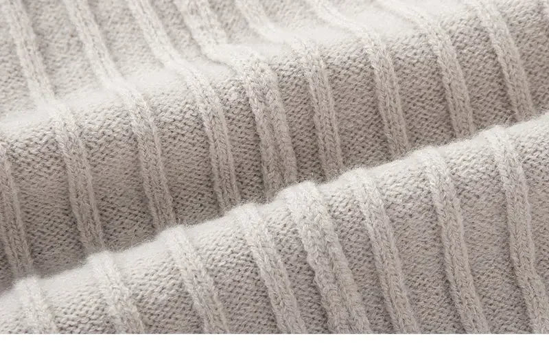 Funki Findz | Sweaters | Men's Mock Neck Vertical Stripe Pullover
