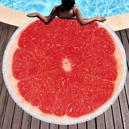 Funki Findz | Beach Mats | Fruit Printed Beach Mat Towel Throw