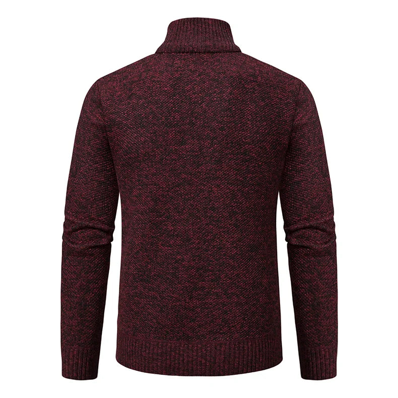 Funki Findz | Sweaters | Men's Casual Stand Collar Zip Pullovers