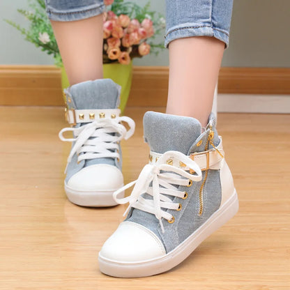 Funki Findz | Boots | Women's Zip Buckle Ankle Boot Sneakers