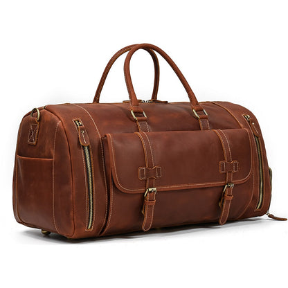 Funki Findz | Bags | Travel Bags | Men's Leather Overnight Bag