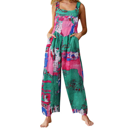 Funki Findz | Pants | Women's Loose Fit Romper | Wide Leg