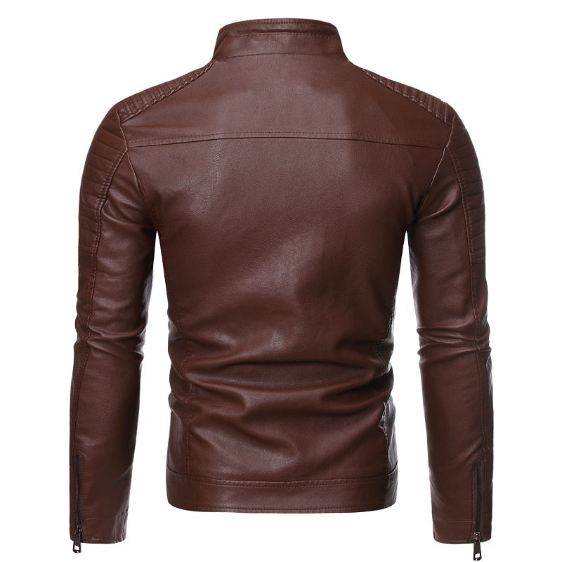 Funki Findz | Jackets | Men's Motorcycle Faux Leather Jacket