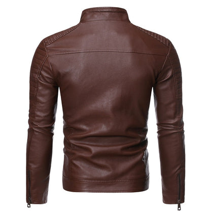 Funki Findz | Jackets | Men's Motorcycle Faux Leather Jacket