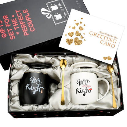 Funki Findz | Mugs | Mr and Mrs Coffee Mugs Bridal Gift-Set