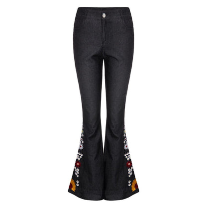 Funki Findz | Pants | Women's Boho Hippy Embroidered Jeans