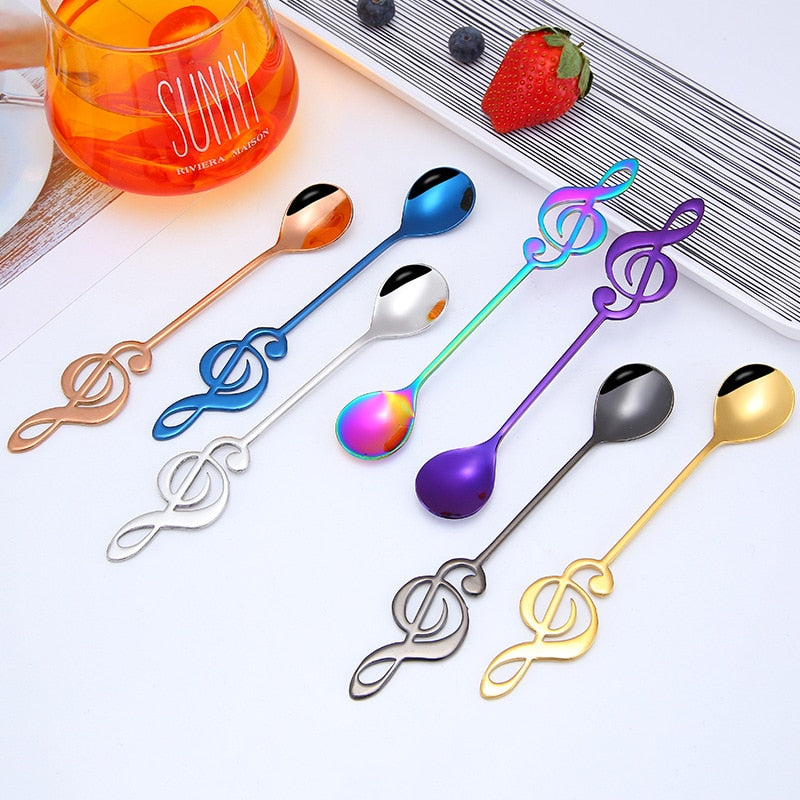 Funki Findz | Spoons | Musical Note Coffee Spoons | 1/3/5/10 Pcs