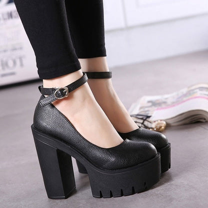 Funki Findz | Shoes | Women's High Platform Buckle Strap Shoes