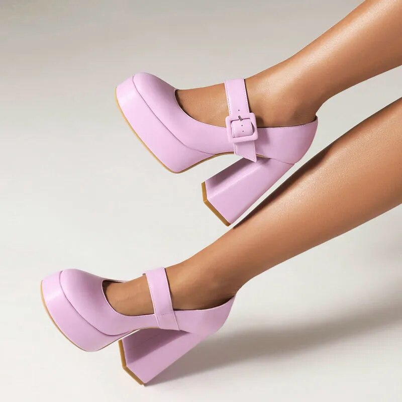 Funki Findz | Shoes | Women's Mary Jane Platform High Heels