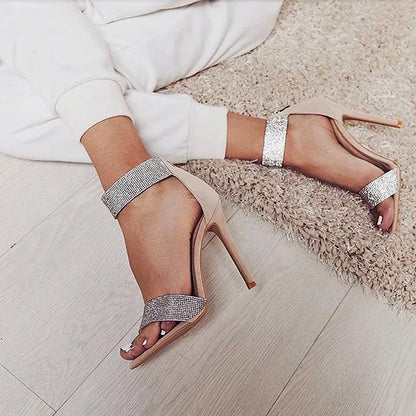Funki Findz | Shoes | Women's Designer Bling Shimmer Sandals