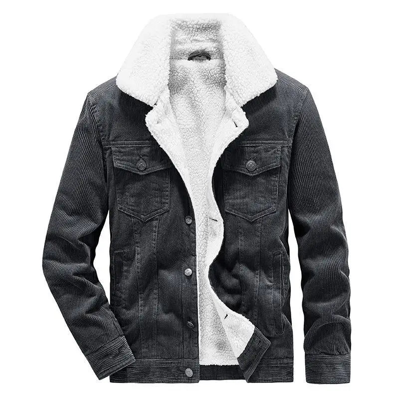 Funki Findz | Jackets | Men's Corduroy Fleece Winter Jacket