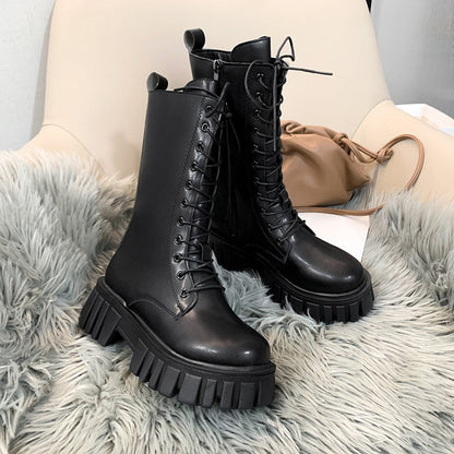 Funki Findz | Boots | Women's Gothic Punk Chunky Platform Boot