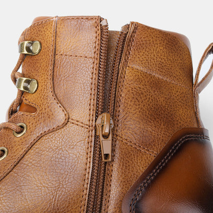 Funki Findz | Boots | Men's Leather Dress Boot | Retro Ankle Boot