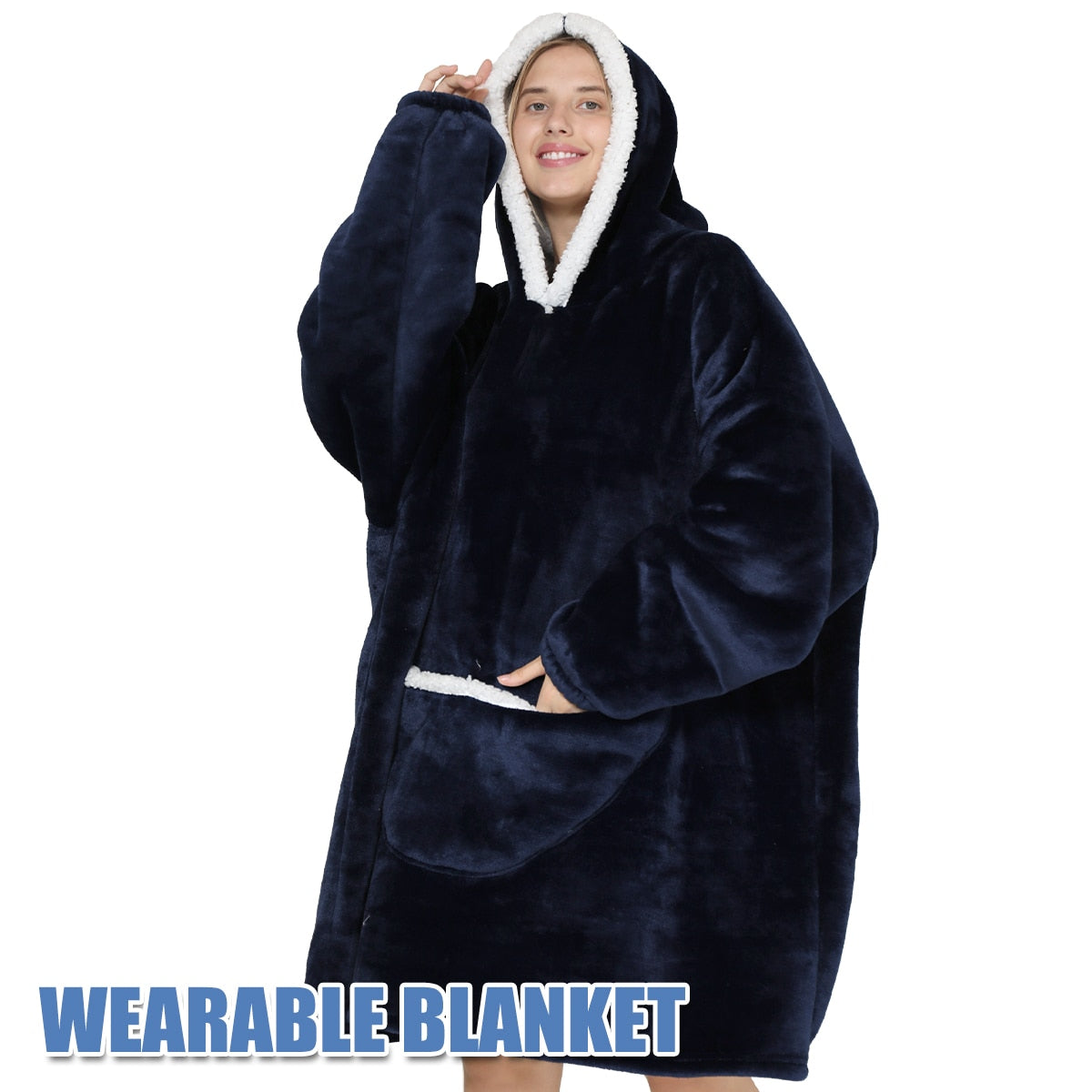 Funki Findz | Oodies | Unisex Soft Animal Print Hoodie Blanket