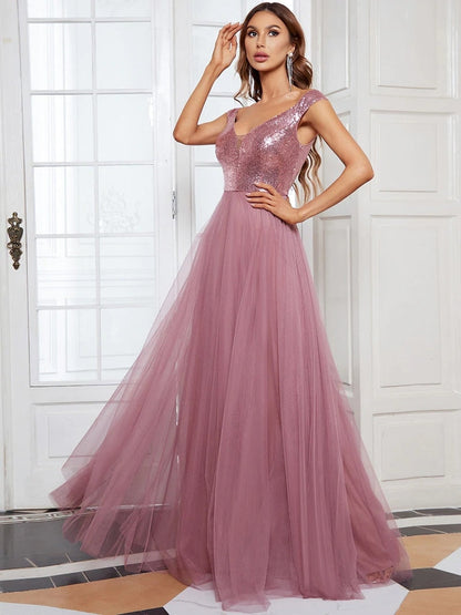 Funki Findz | Dresses | Women's Elegant Long Evening Dress