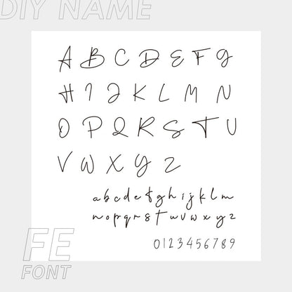 Funki Findz | Earrings | Custom Name Initial Vertical Drop Earring