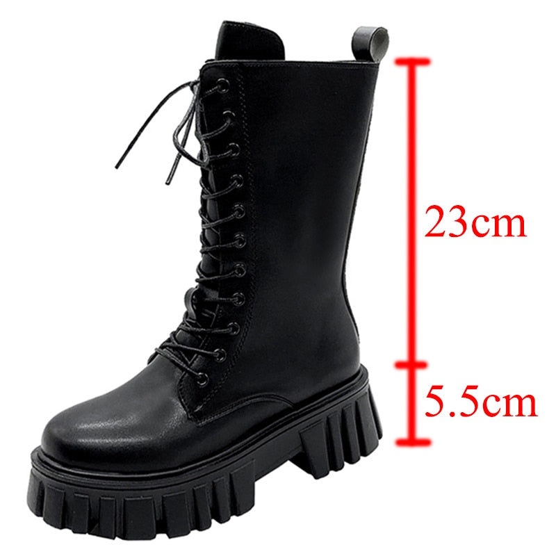 Funki Findz | Boots | Women's Gothic Punk Chunky Platform Boot