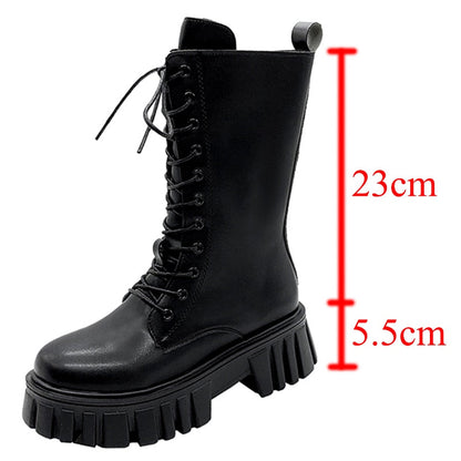 Funki Findz | Boots | Women's Gothic Punk Chunky Platform Boot