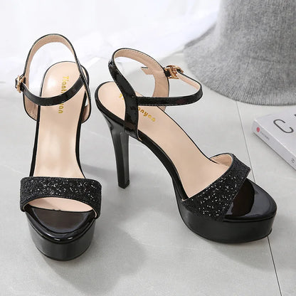 Funki Findz | Shoes | Women's Metallic Party Platform Sandals